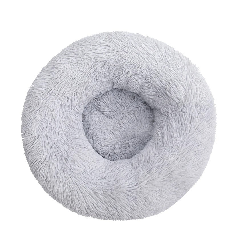 40-110CM ROUND PLUSH PET BED