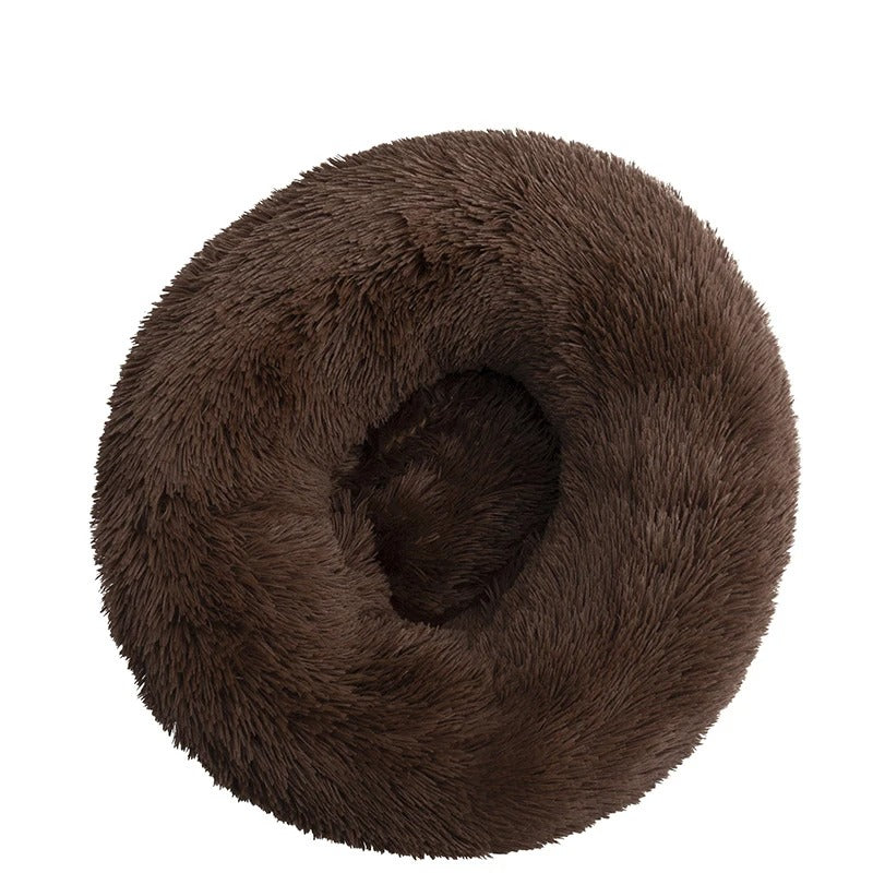 40-110CM ROUND PLUSH PET BED
