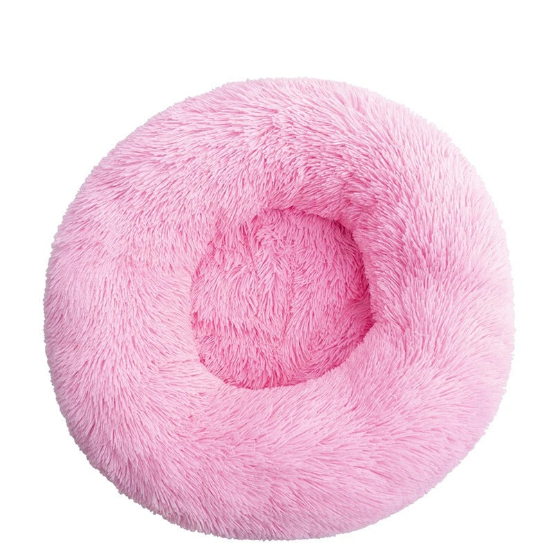 40-110CM ROUND PLUSH PET BED