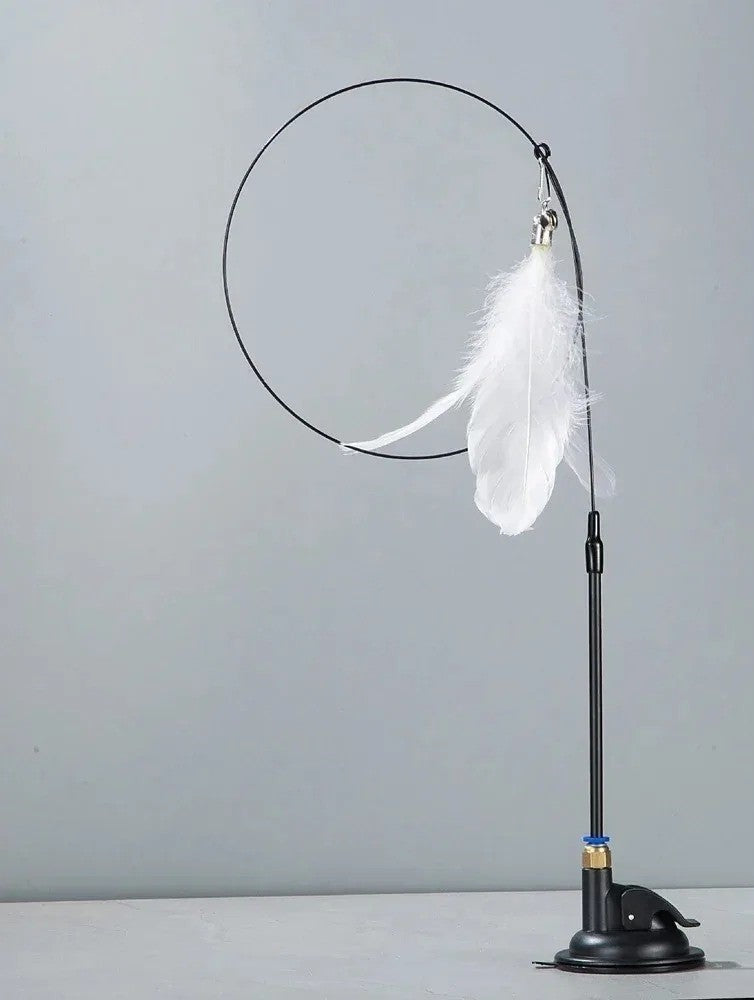 CAT TEASER POLE WITH FEATHER